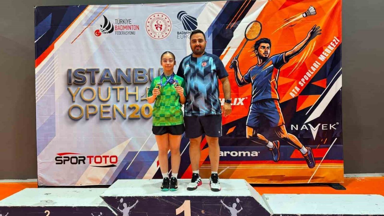 Tekirdağlı milli badmintoncudan altın ve bronz madalya