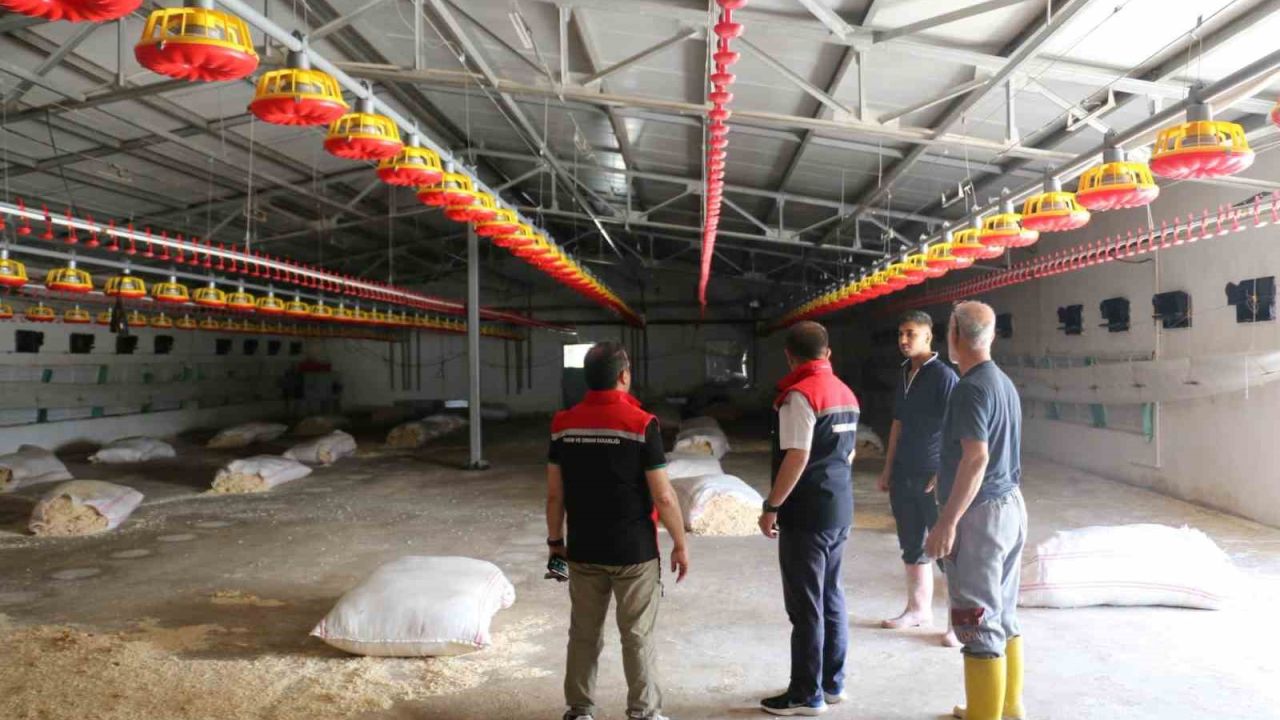 TKDK hibesiyle kurulan broiler işletmesi incelendi