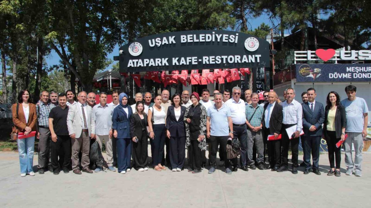 Uşak Belediye Başkan Vekili Terekeci Özkan basın mensupları ile bir araya geldi