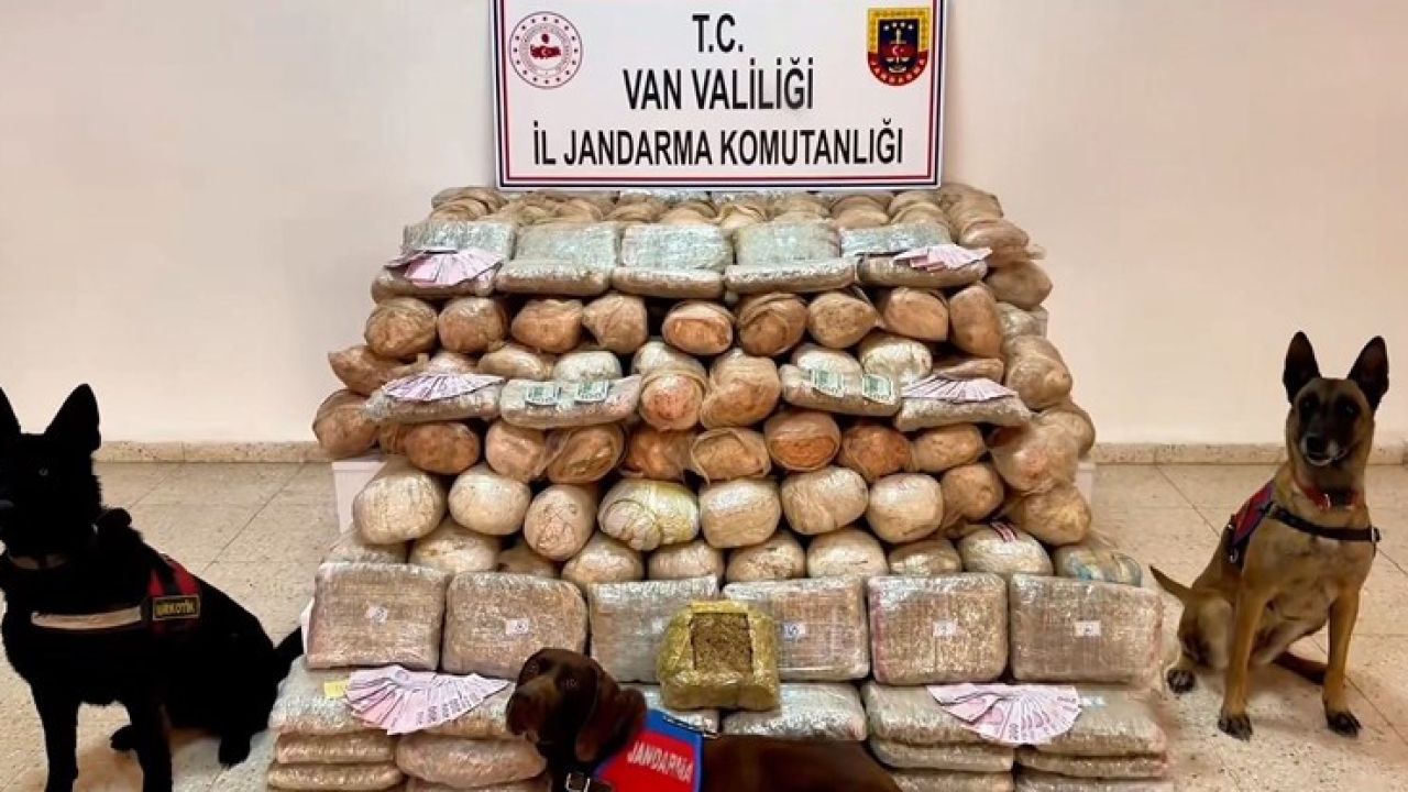 Van’da 333 kilo skunk ele geçirildi