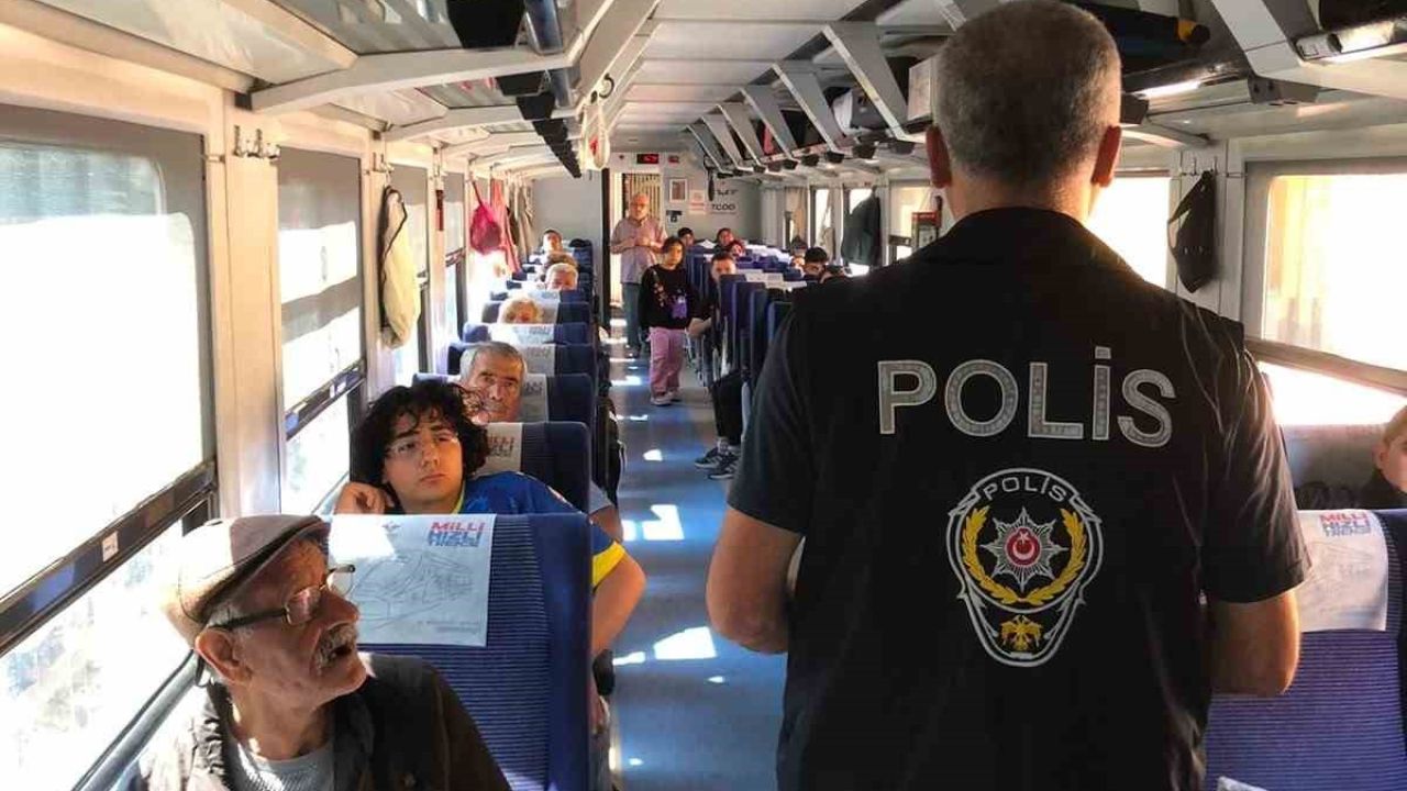 Yerköy’den geçen ‘Doğu Ekspresi’nde 81 yolcu sorgulandı
