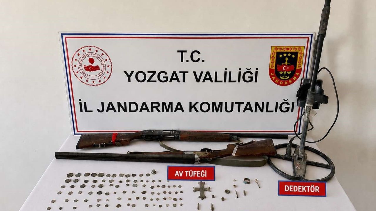 Yozgat’ta tarihi eser nitelikli objeler ele geçirildi